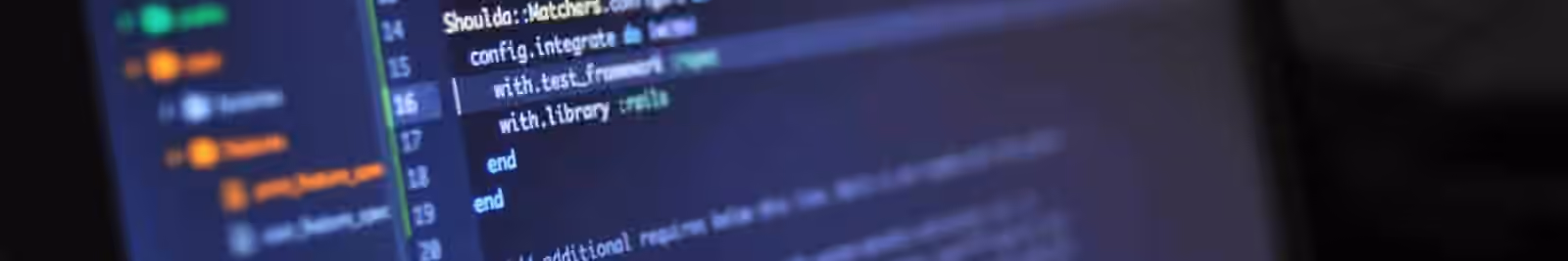 Page header banner