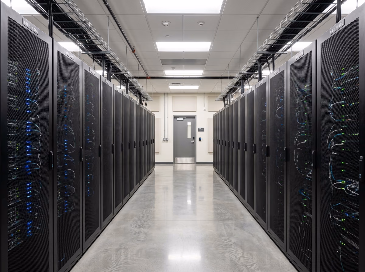 31West private data center facility with enterprise server racks