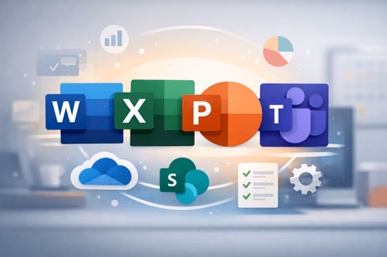 unified iconography representing the Office apps